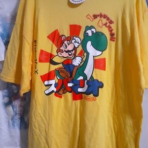 Mario and yoshi XL vintage tshirt